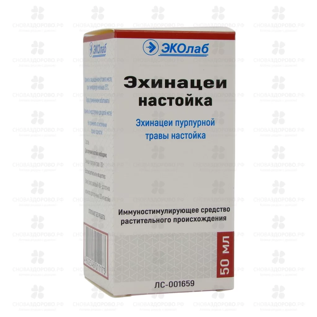 Эхинацеи настойка 50мл ✅ 05969/06944 | Сноваздорово.рф