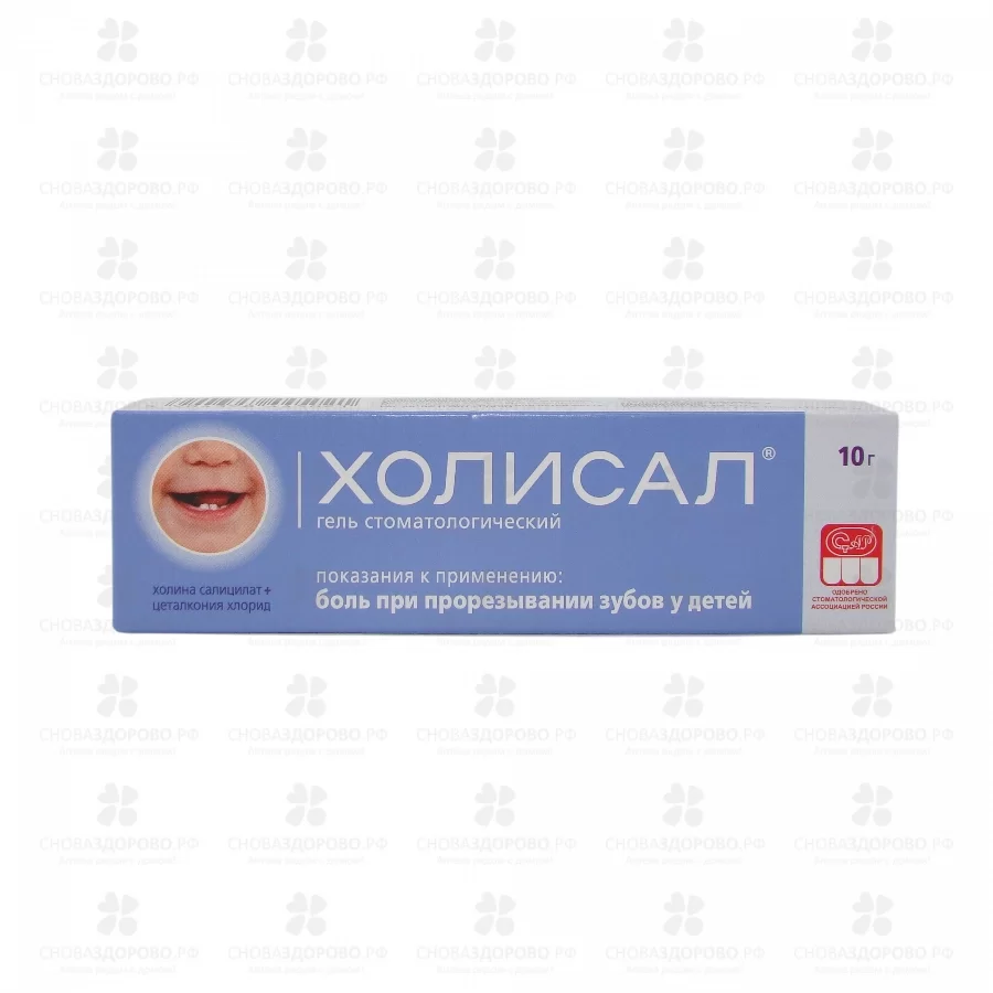 Холисал гель стоматологический 10г ✅ 09822/06112 | Сноваздорово.рф
