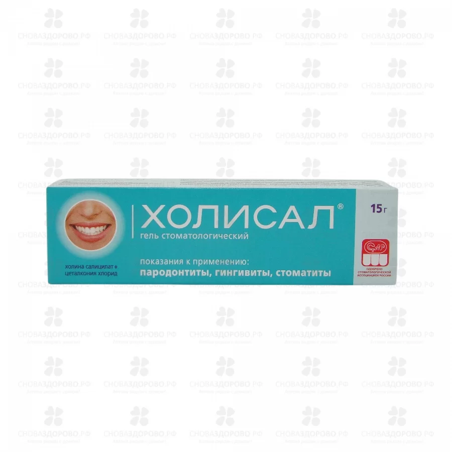 Холисал гель стоматологический 15г ✅ 24966/06112 | Сноваздорово.рф